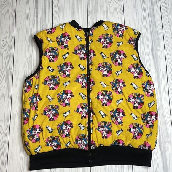 Vintage Disney Minnie and Mickey Mouse Reversible a vest Large - Picture 6 of 7
